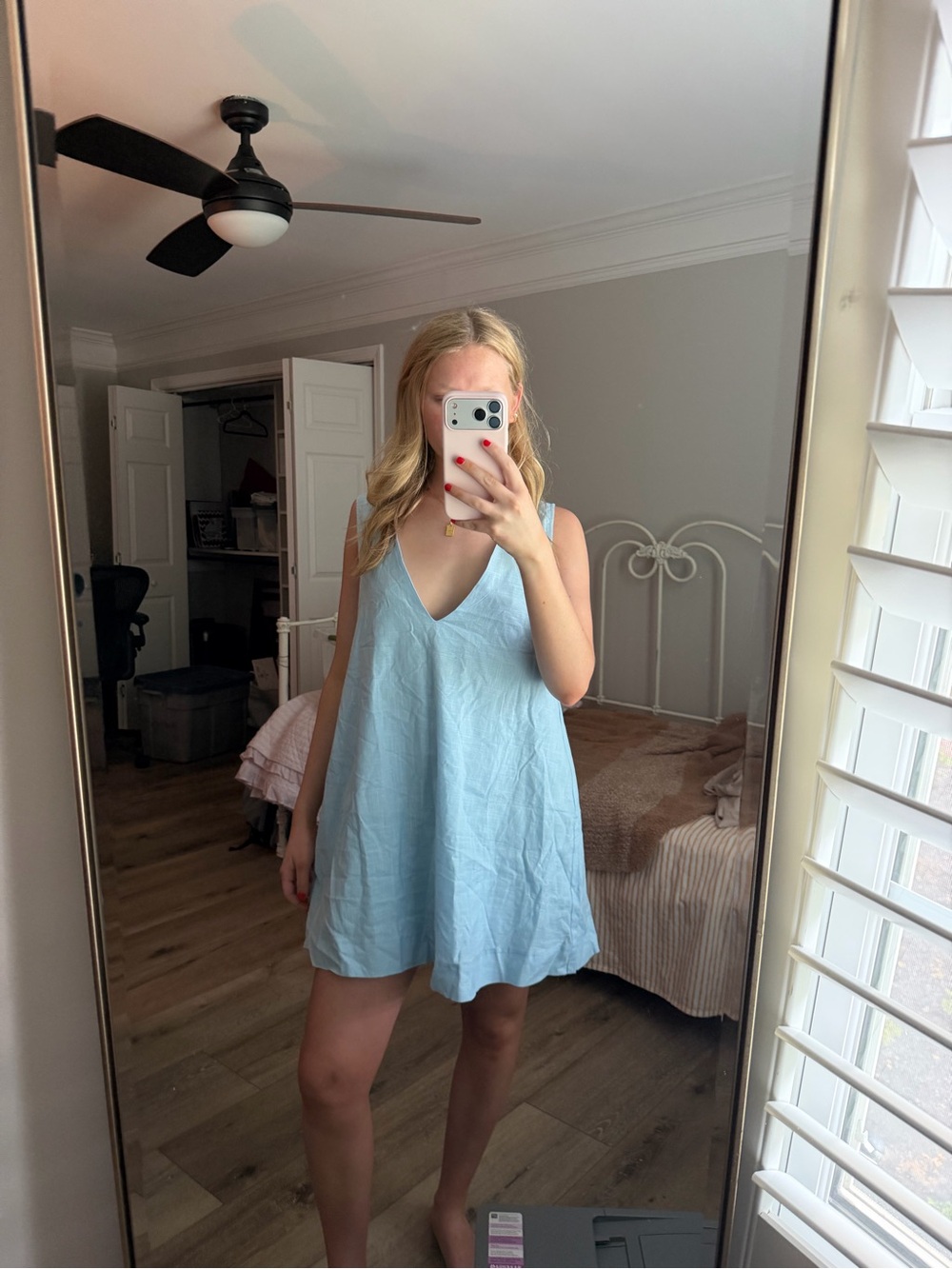 Blue dress from SHEIN